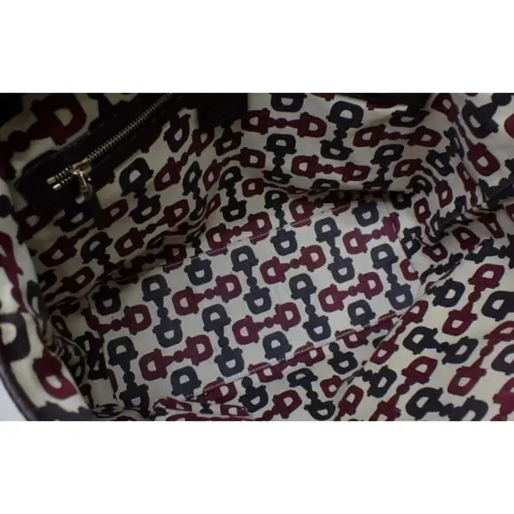 Gucci GG Canvas Handbag with Leather Handles and Trim - Picture 9 of 9